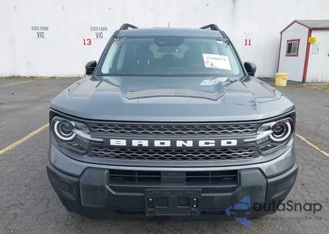 2025 Ford Bronco Sport Big Bend from USA, damaged, VIN 3FMCR9BN8SRE30888